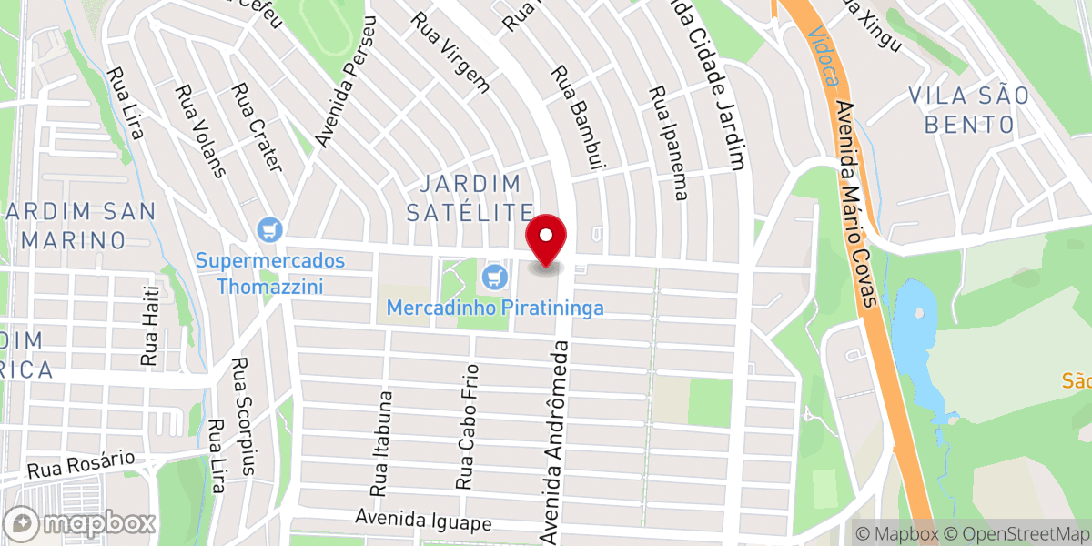 Map showing location of Paróquia Espirito Santo