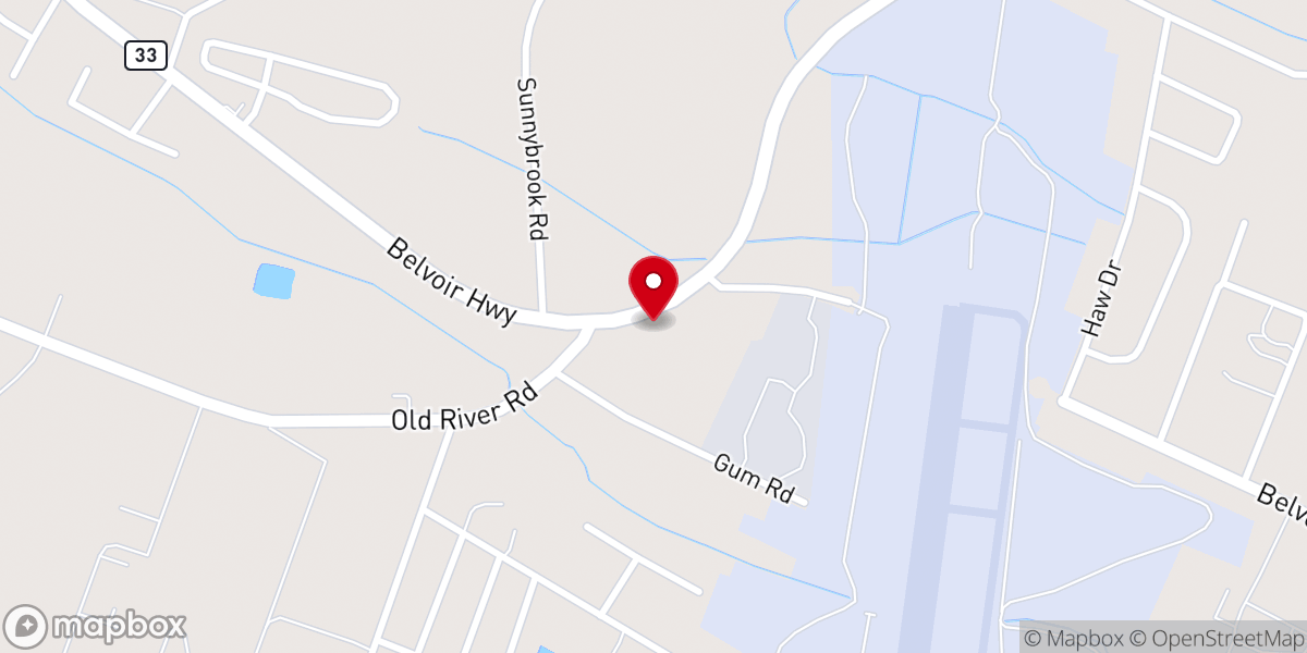 Map showing location of Fleming Chapel OFWB Church