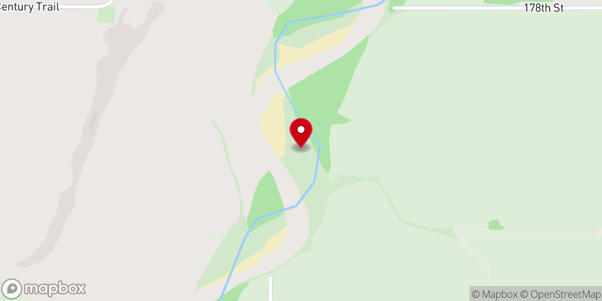 Map showing location of United Methodist Church Parsonage