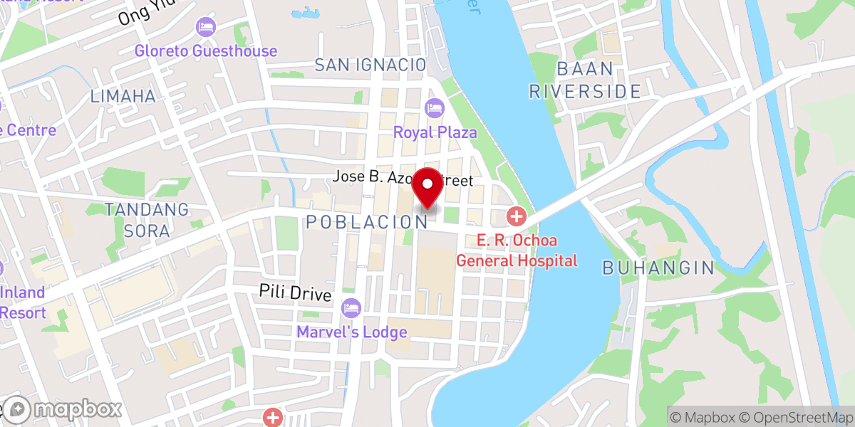 Map showing location of St. Joseph Cathedral Diocesan Shrine