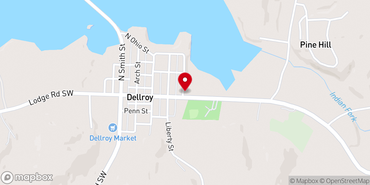 Map showing location of Christ Community Church