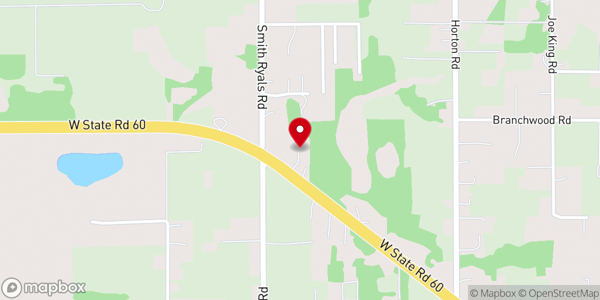 Map showing location of Saint Marys Church