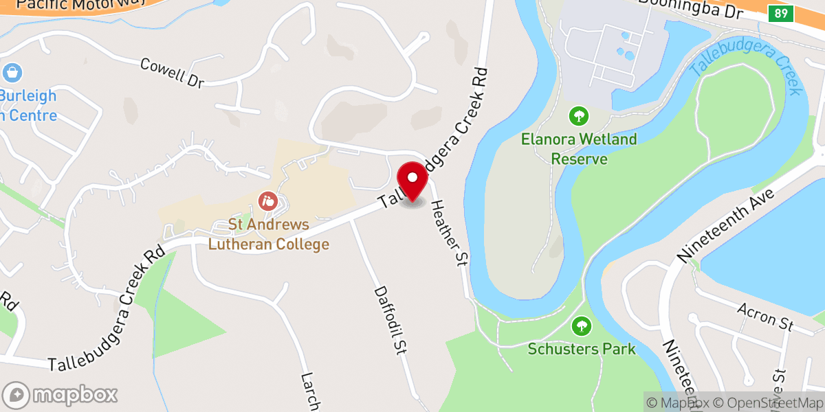 Map showing location of Revival Fellowship - Gold Coast Church