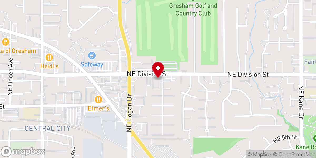 Map showing location of Saved by Grace Lutheran Church