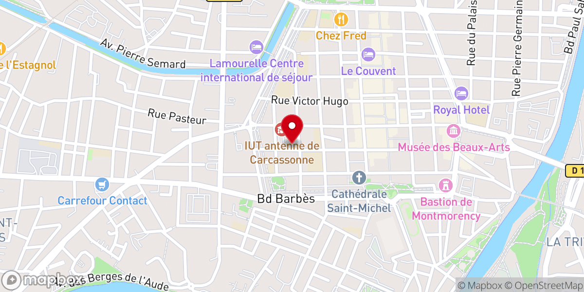 Map showing location of Ancienne Chapelle des Jésuites - Auditorium