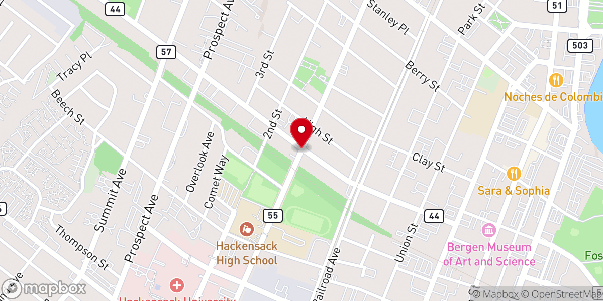 Map showing location of Jesus Village Presbyterian Church