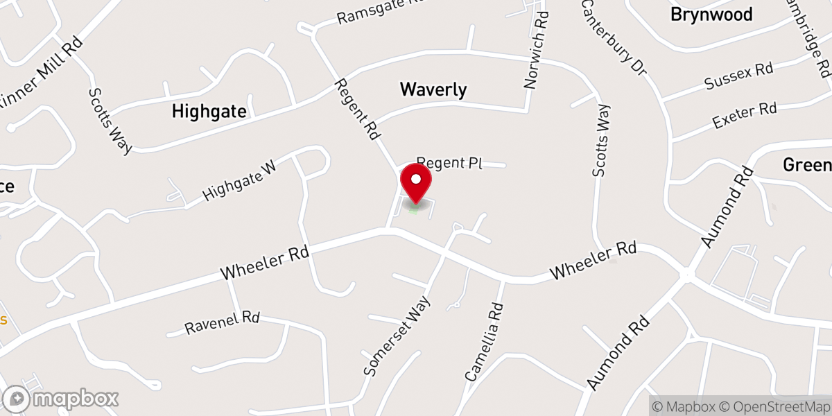 Map showing location of Saint Augustine's Episcopal Church