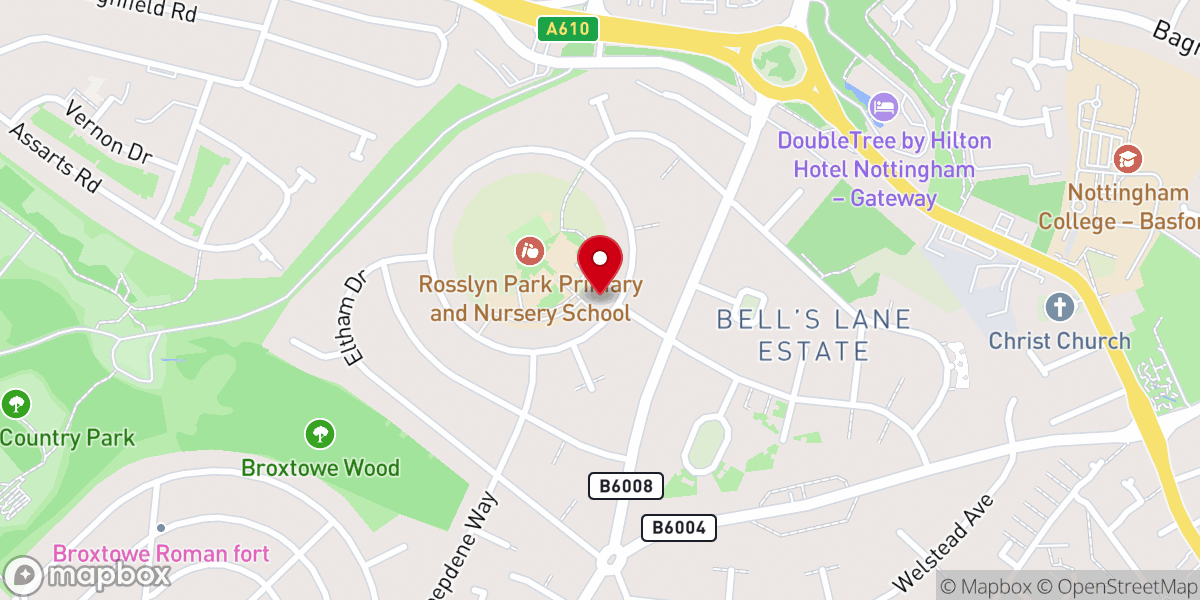 Map showing location of Inspirational Power Christian Church