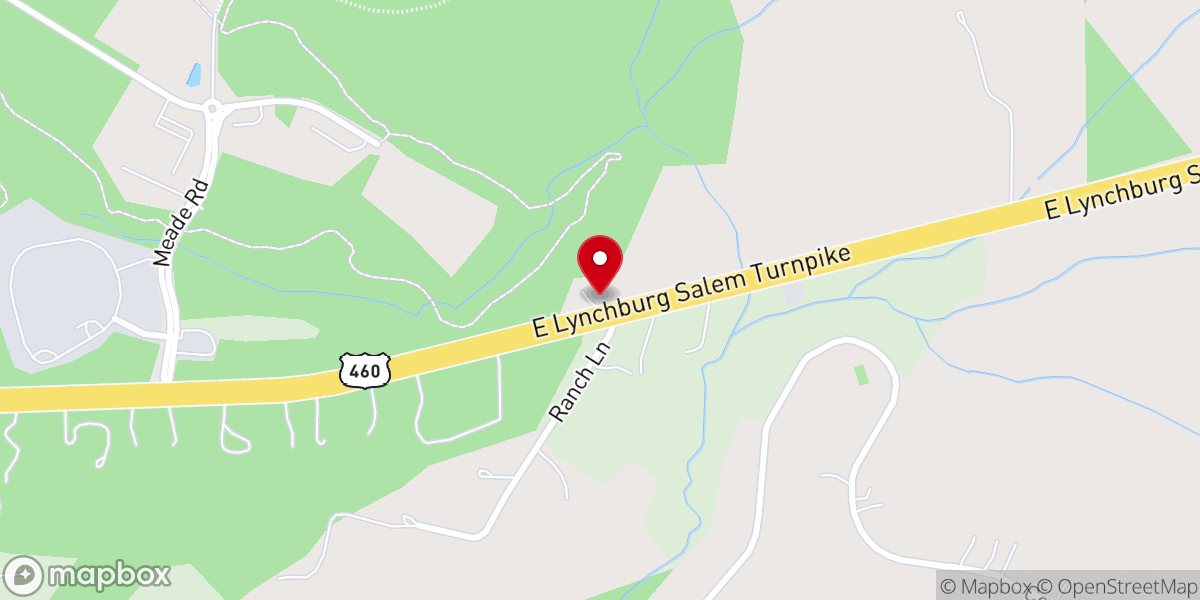 Map showing location of St John Baptist Church