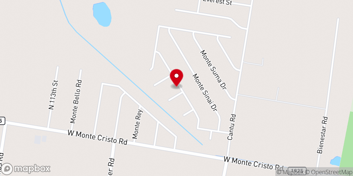 Map showing location of Iglesia Pentecostal Unida Hispana