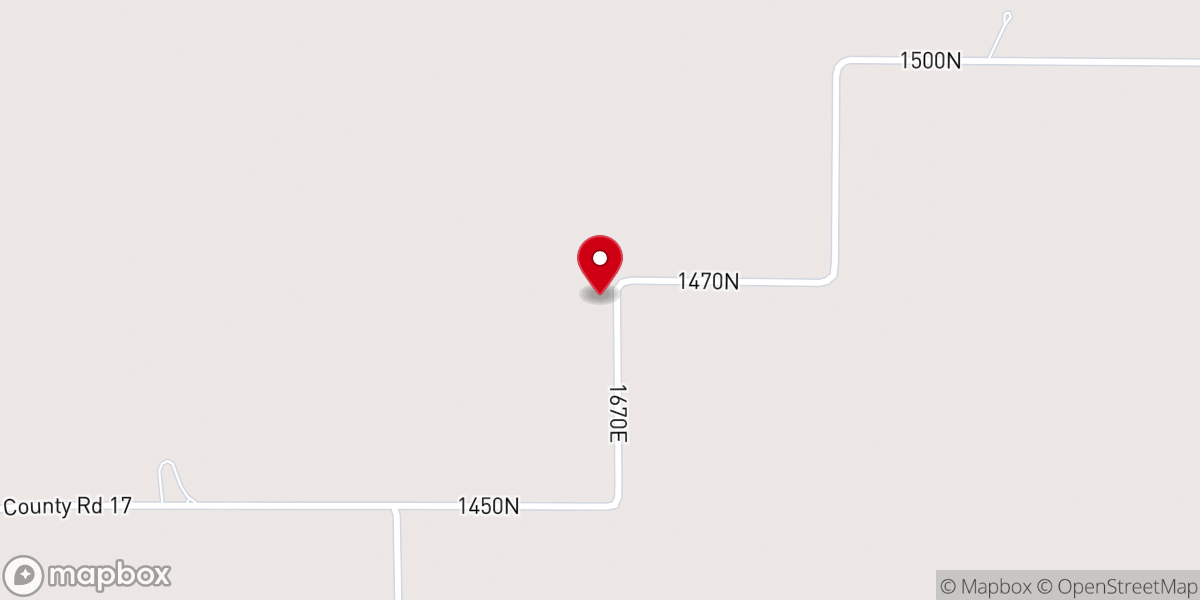 Map showing location of Church of the Brethren