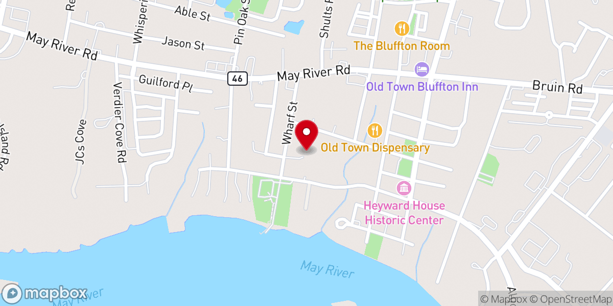 Map showing location of First Zion Baptist Church