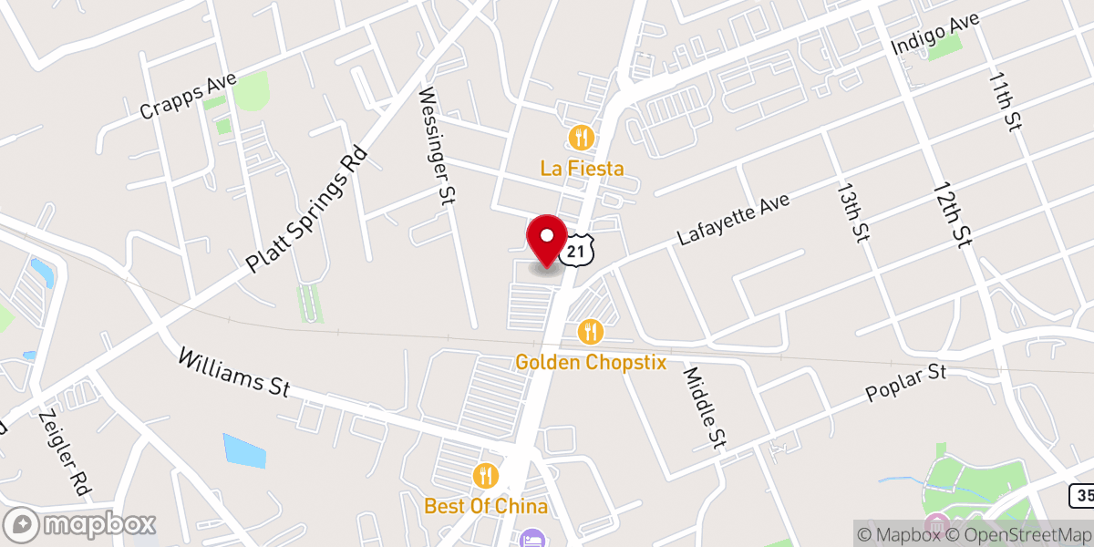 Map showing location of Flourish Church