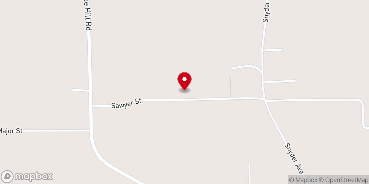 Map showing location of Bright Morning Star Baptist Church