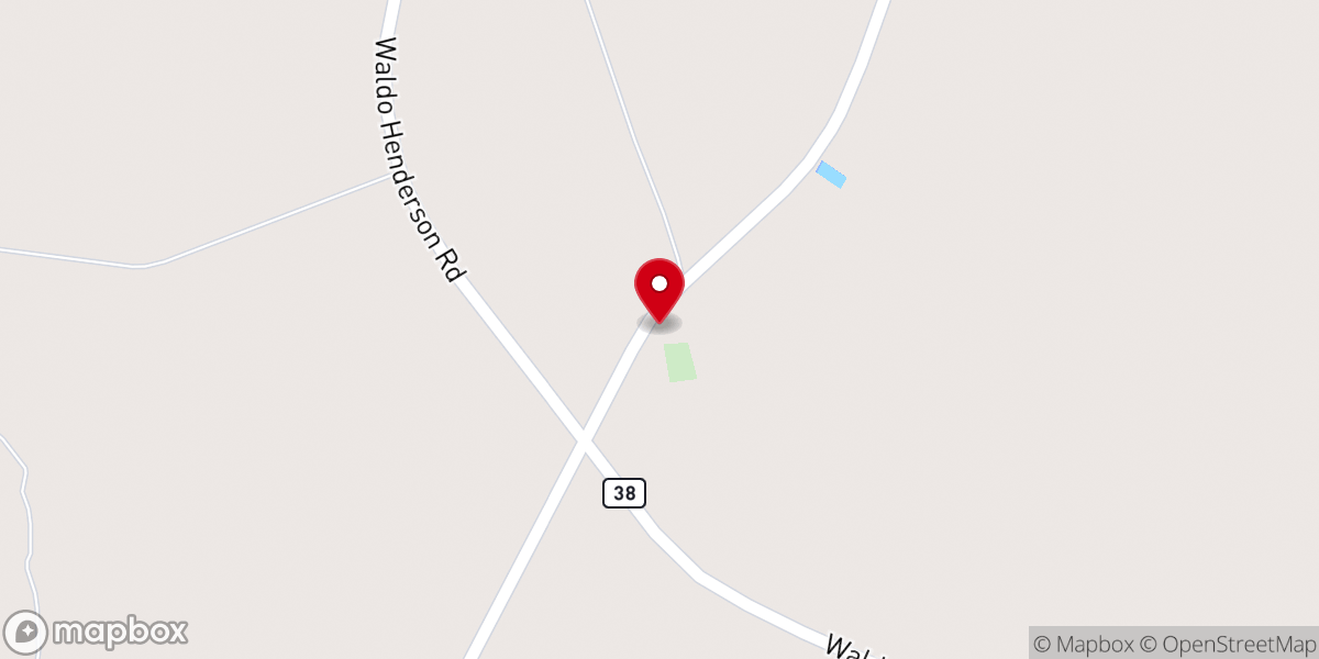Map showing location of Live Oak Methodist Church