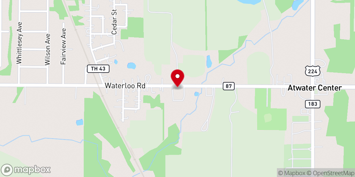 Map showing location of LifePointe Church