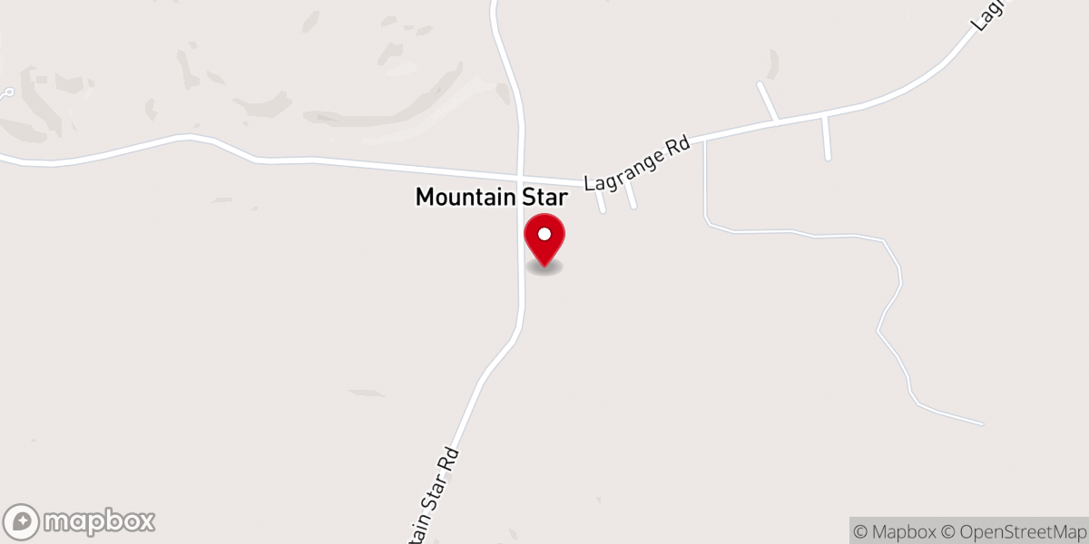 Map showing location of Alva Chapel Missionary Baptist Church