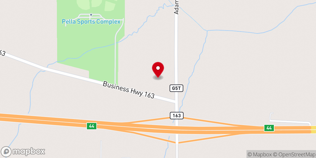 Map showing location of Grace Fellowship Church