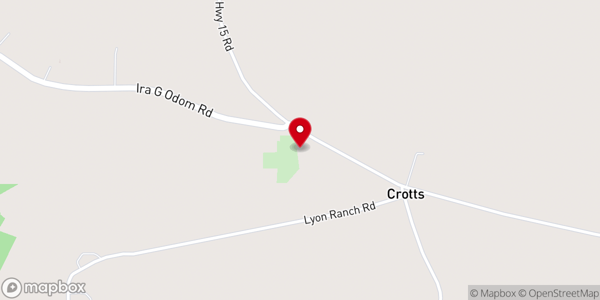 Map showing location of Mount Moriah Missionary Baptist Church