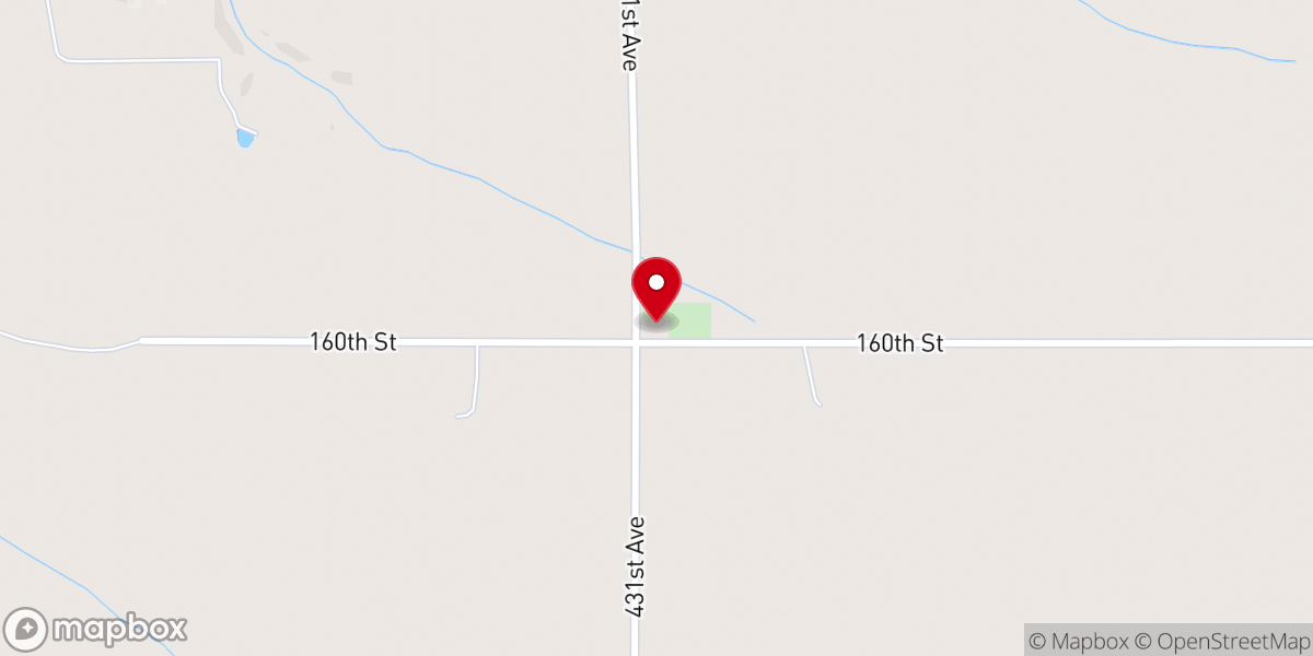Map showing location of Scheie Church