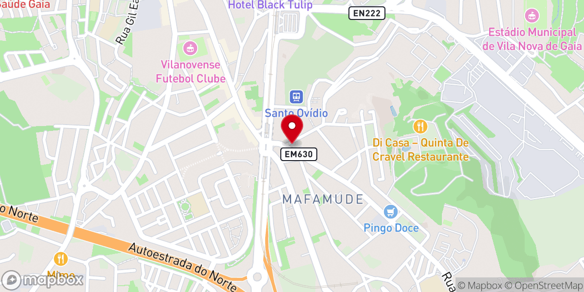 Map showing location of Capela do Senhor do Padrão