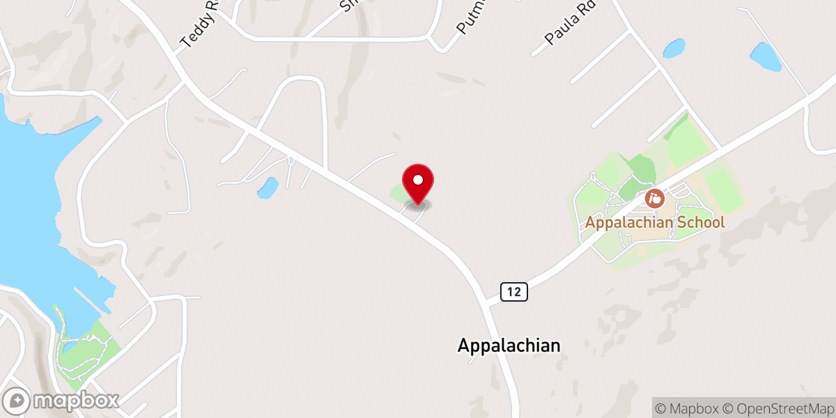 Map showing location of Foster's Chapel Church of God