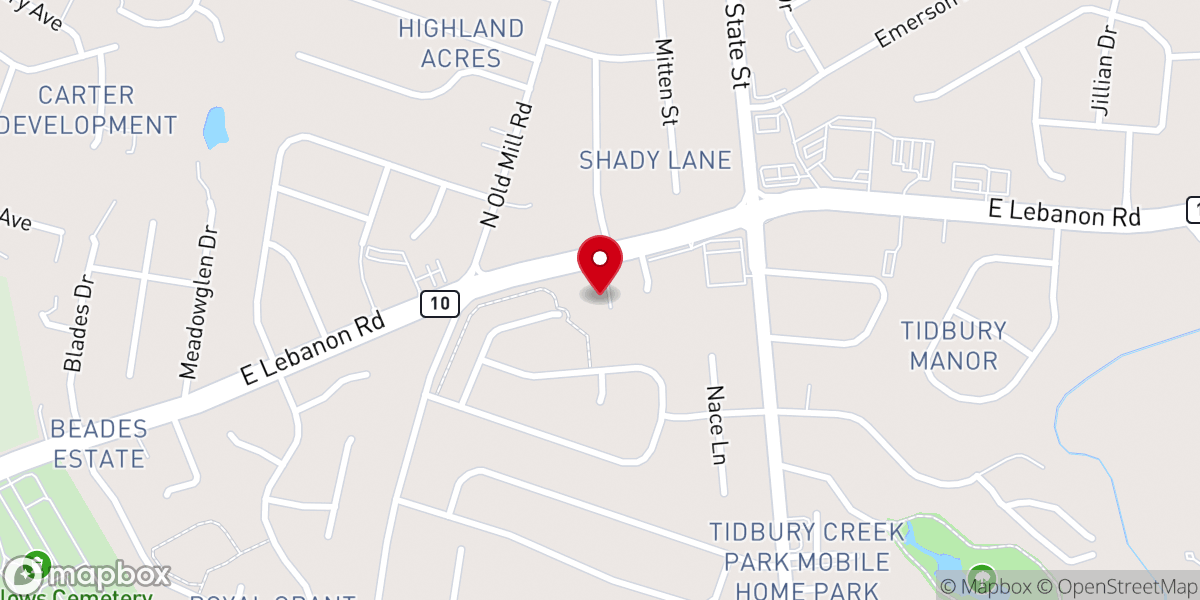 Map showing location of Capitol City Church of Christ