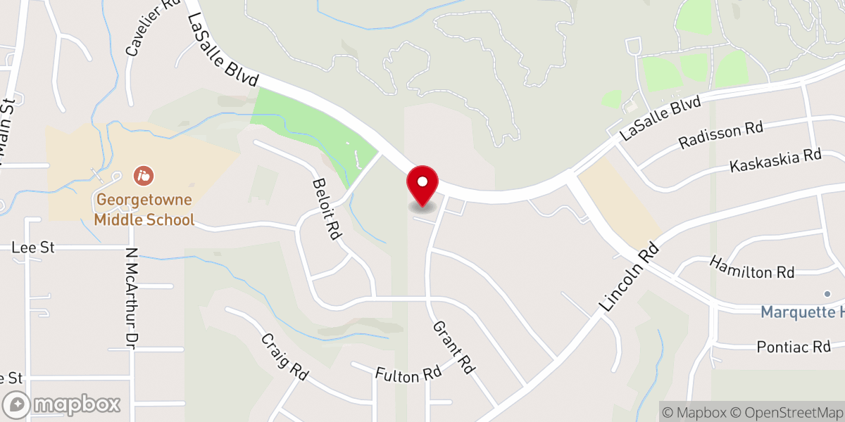 Map showing location of BridgeWay Community Church