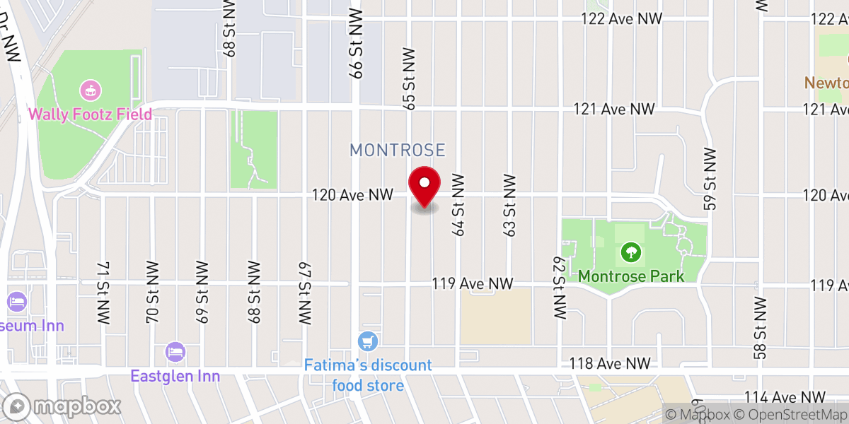 Map showing location of Holy Eucharist Parish