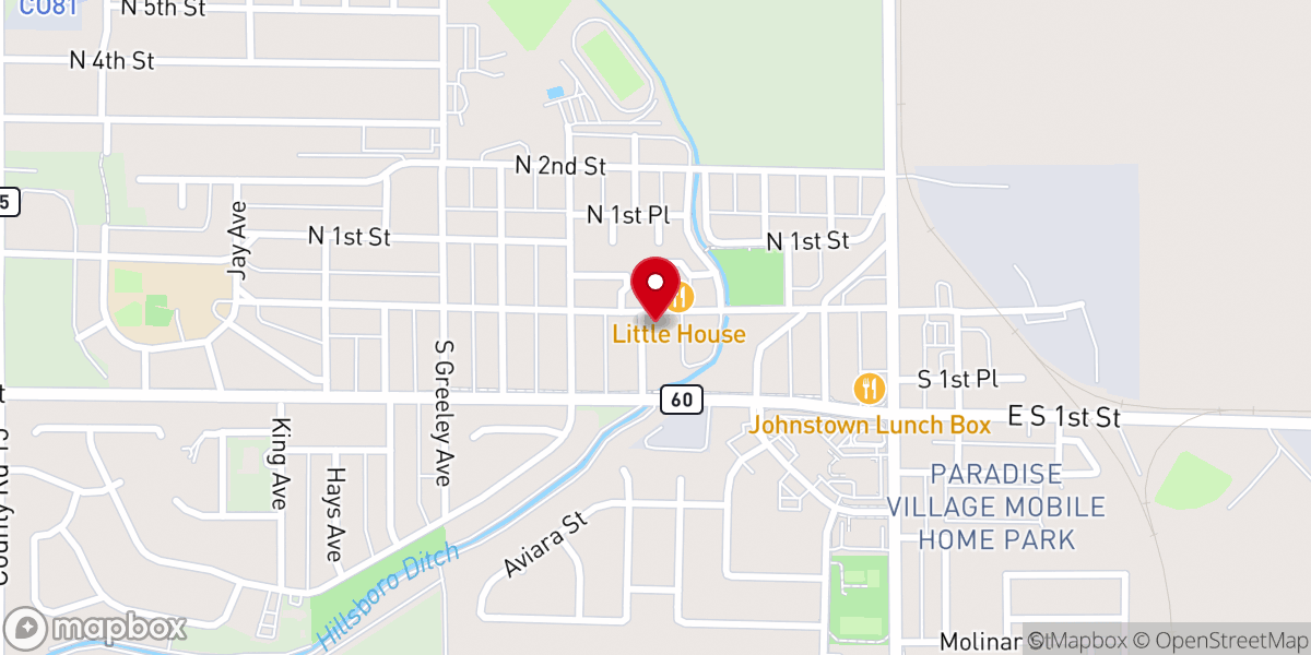 Map showing location of The Hope Centered Church |