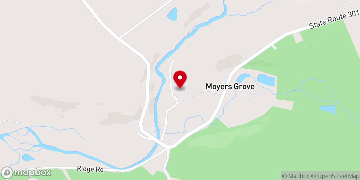 Map showing location of Whitewoods