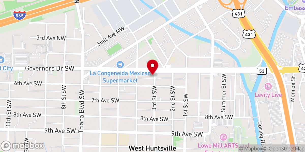 Map showing location of Jesus New Covenant House of Prayer