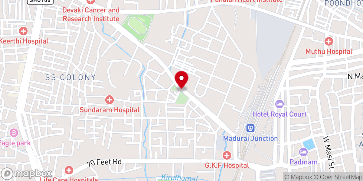 Map showing location of St. Antony's Chapel
