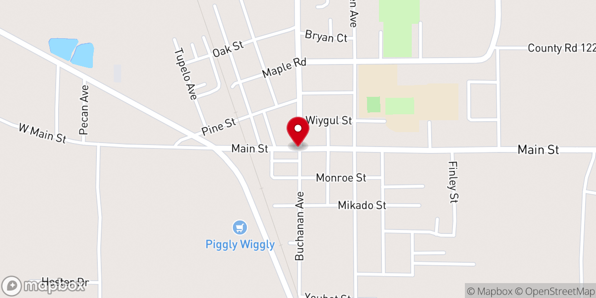 Map showing location of Nettleton