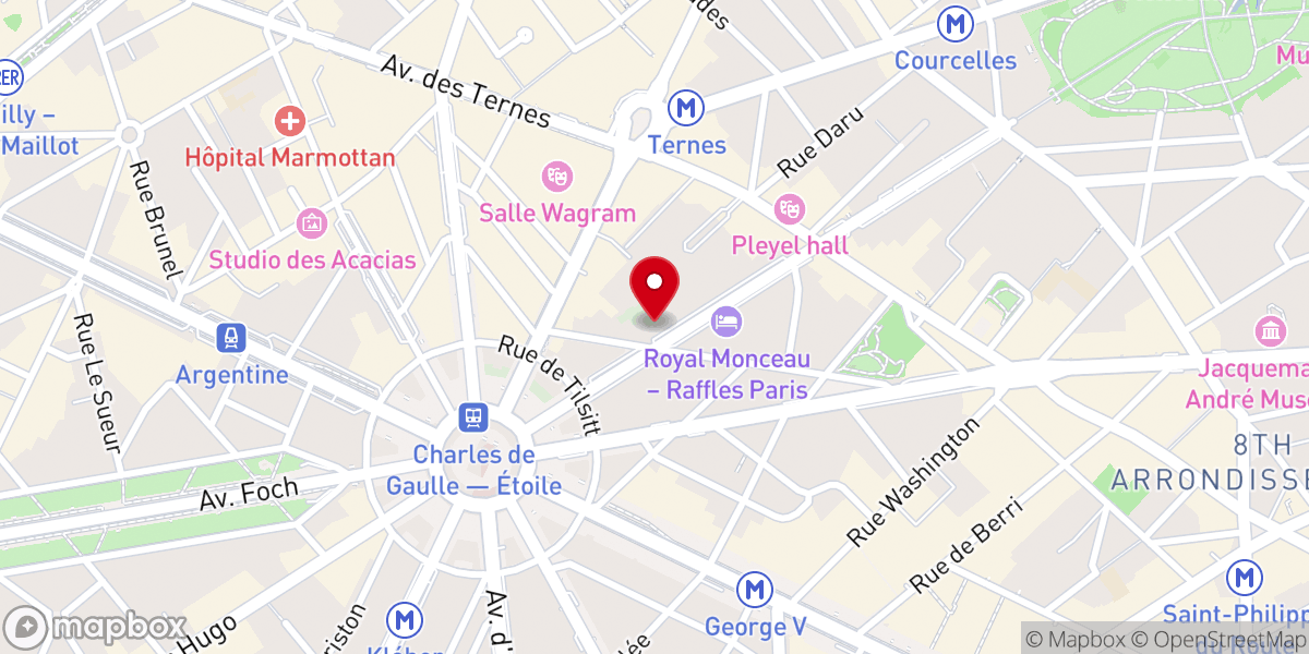 Map showing location of Église Saint-Joseph