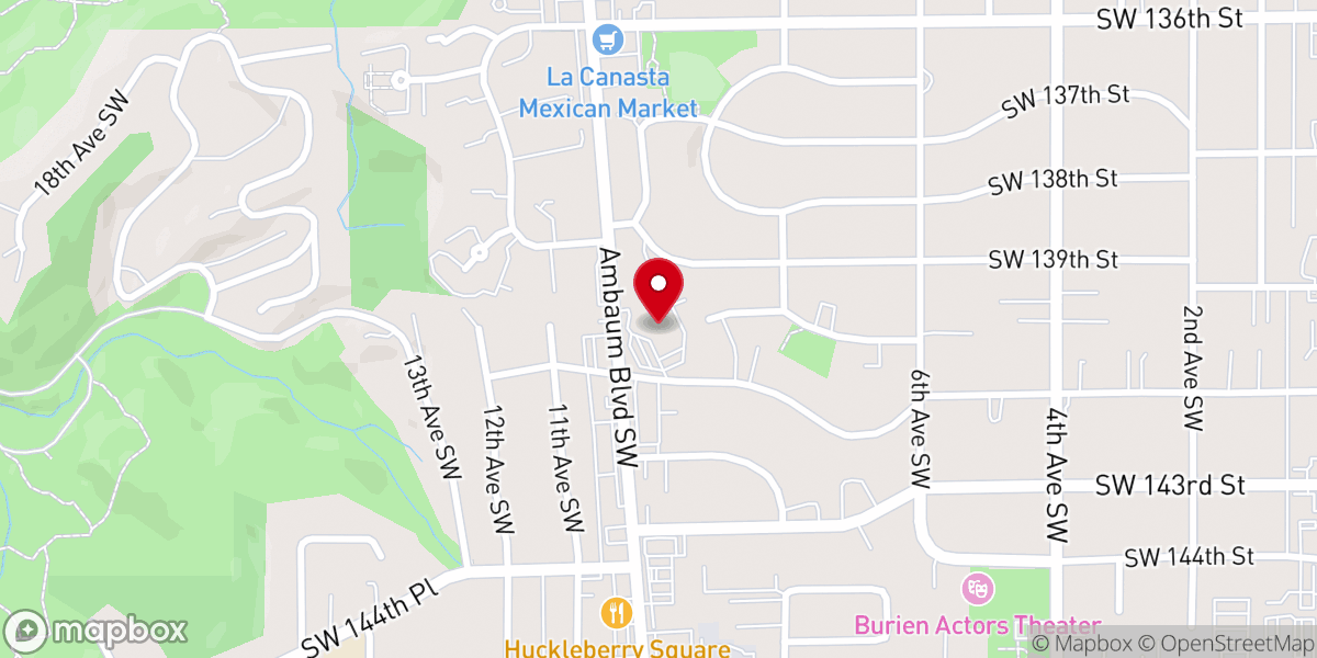 Map showing location of LDS Seattle Stake Center