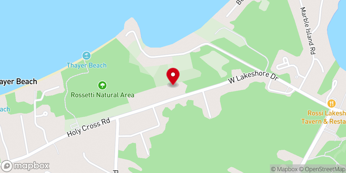 Map showing location of ONE Arts Community School Lakeshore
