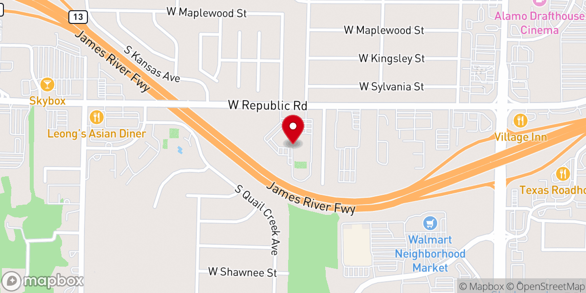 Map showing location of Wesley United Methodist Church