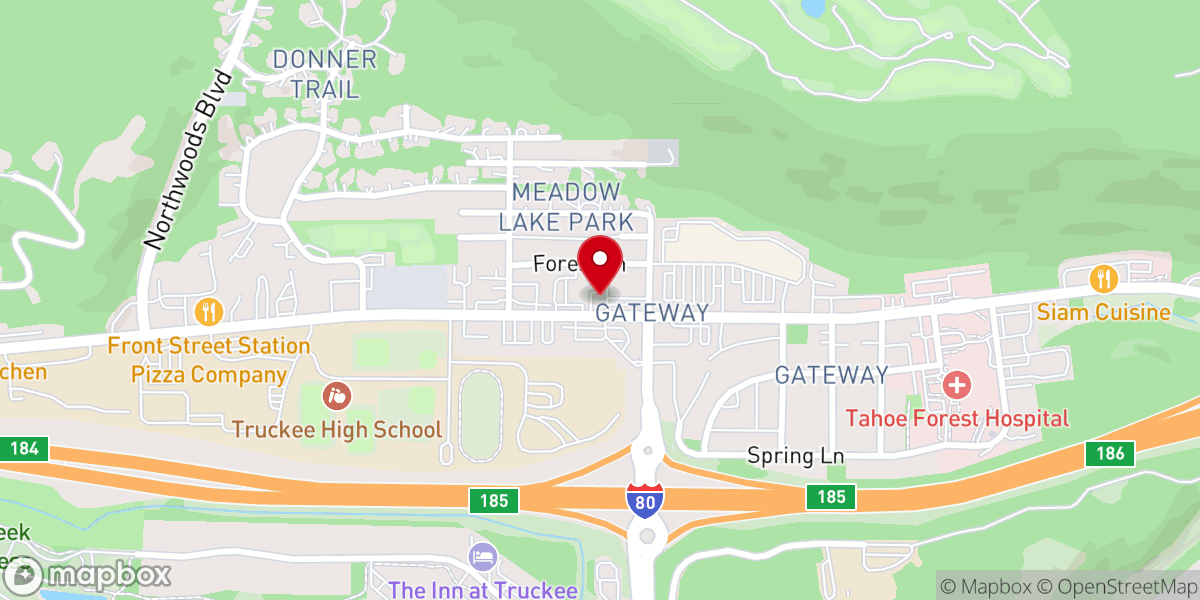 Map showing location of Christian Science Society