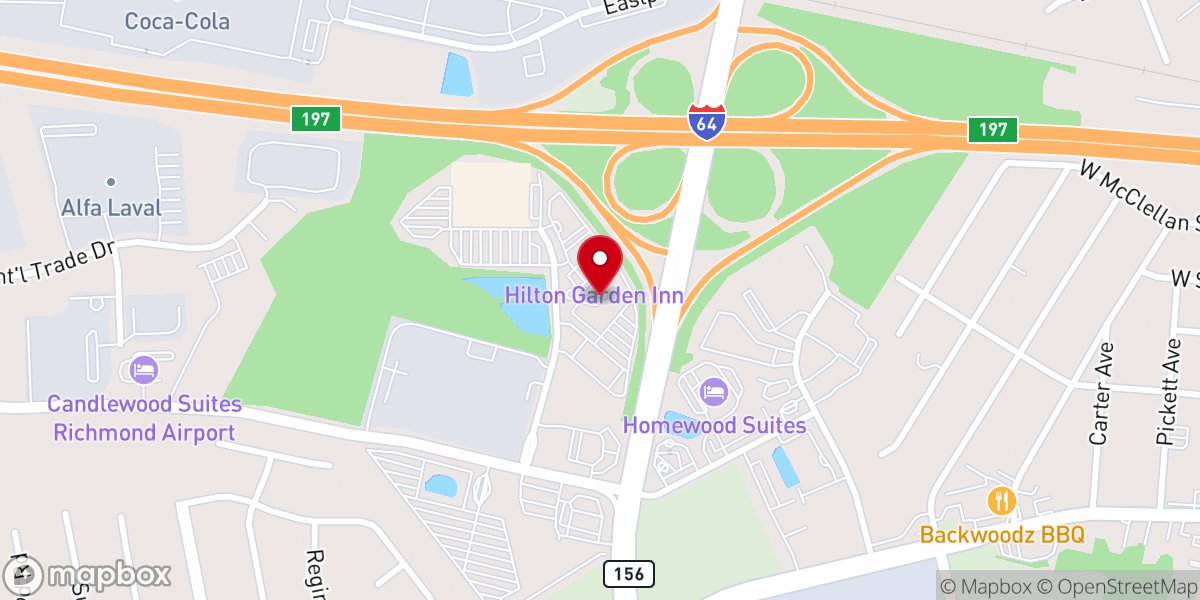 Map showing location of Church of God Ministry of Jesus Christ Intl.- Iglesia de Dios Ministerial- IDMJI--VA Richmond