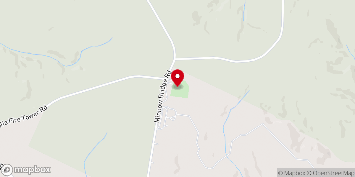 Map showing location of New Hope A.M.E. Zion Church