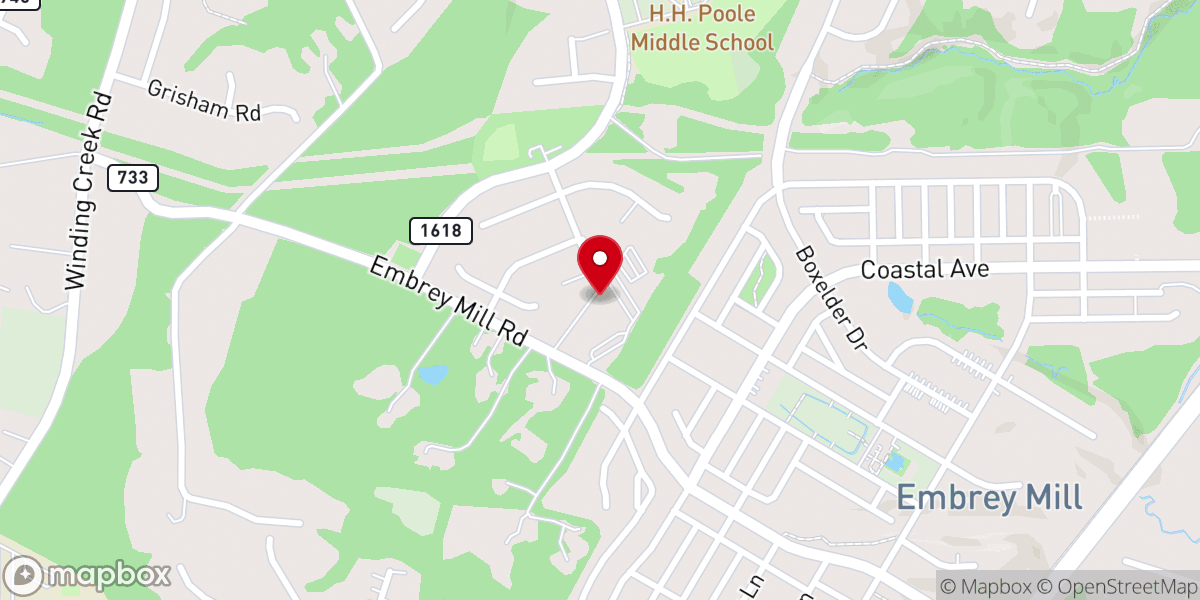 Map showing location of Stafford Spanish Adventist Fellowship