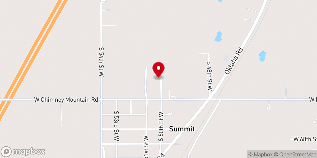 Map showing location of St. Thomas Primitive Baptist Church