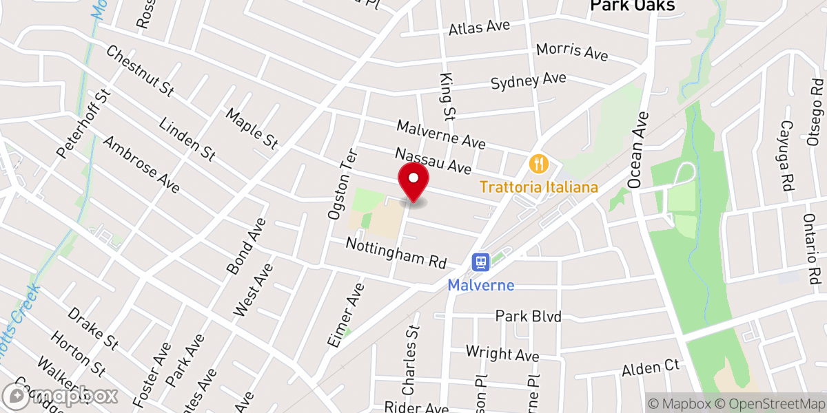 Map showing location of Church of the Intercessor