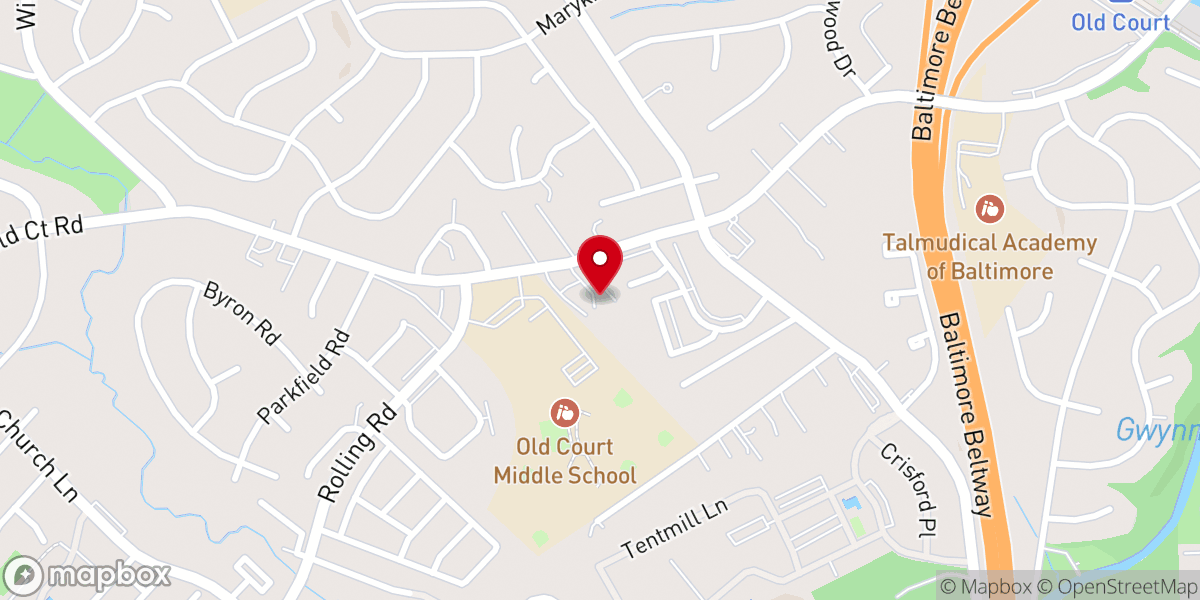 Map showing location of Pikesville International SDA Church