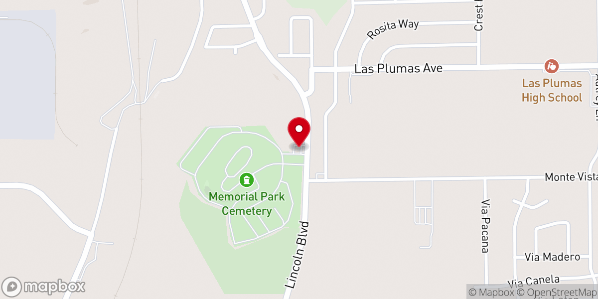 Map showing location of New Hope Missionary Baptist Church