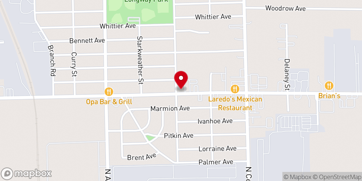 Map showing location of Grace Community Christian Fellowship