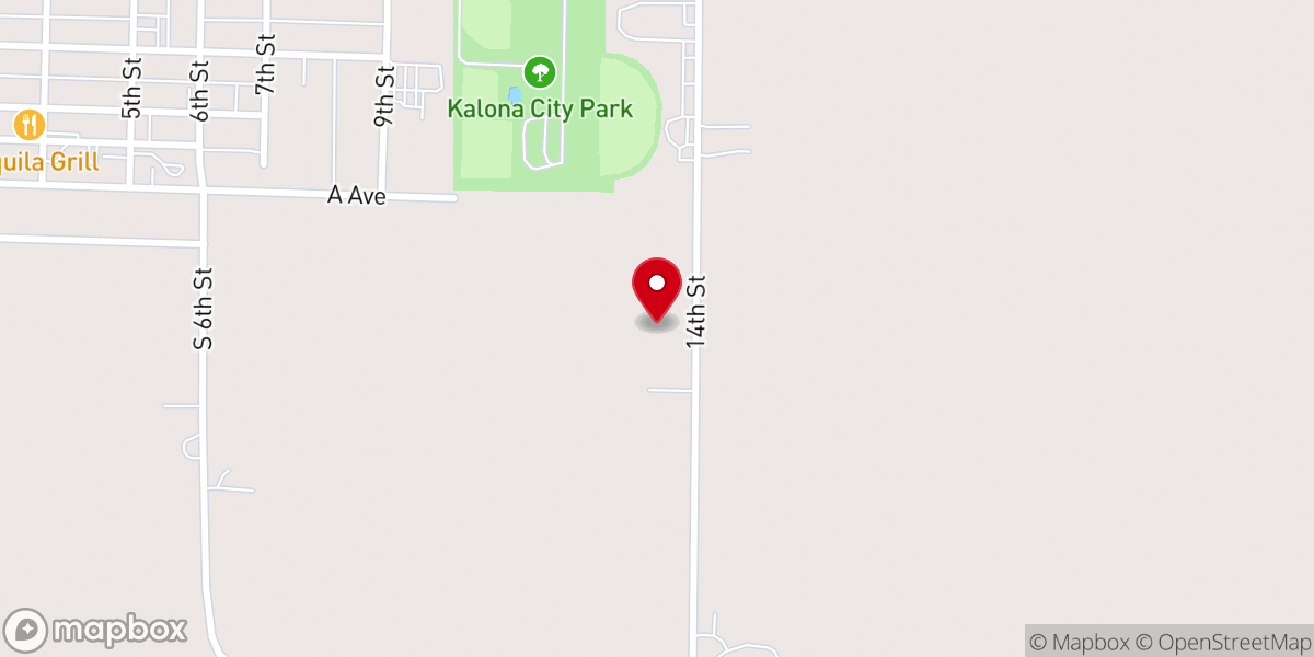 Map showing location of Cornerstone Community Church