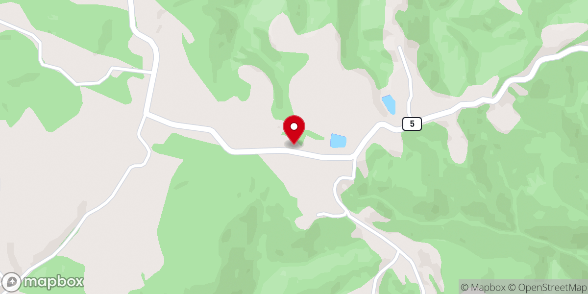 Map showing location of Old State Road Freewill Baptist Church
