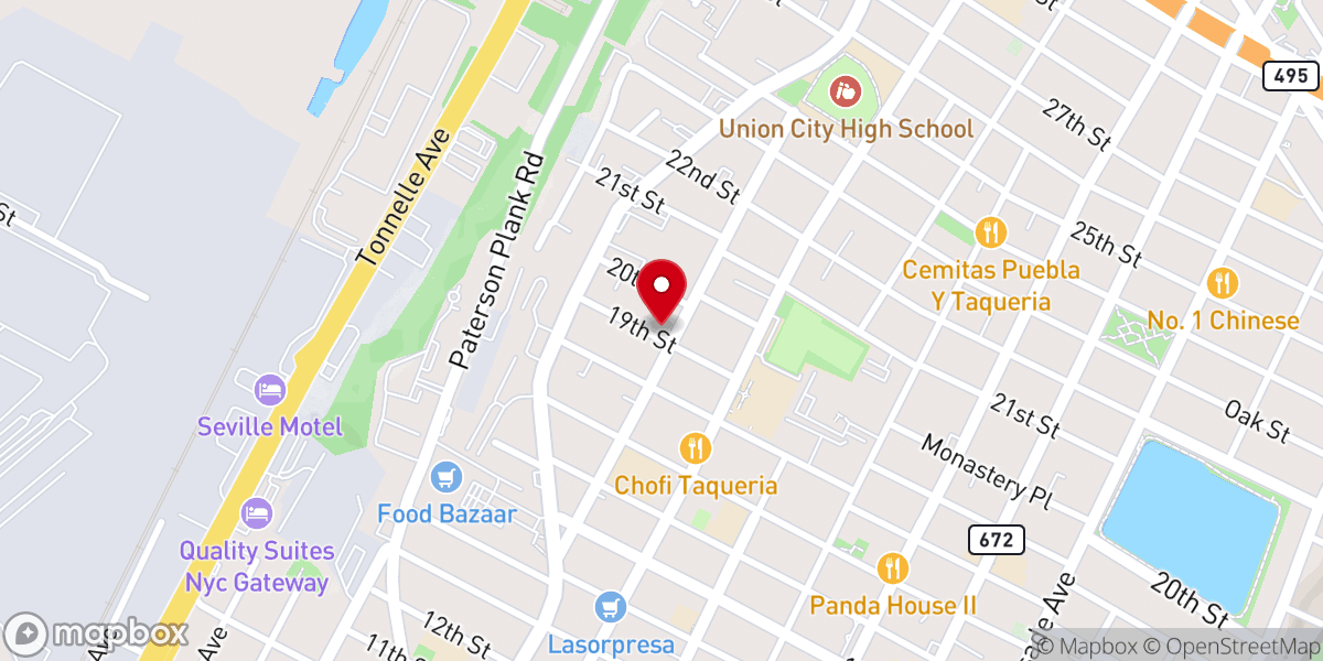 Map showing location of Second Pentecostal Church of God Door of Salvation